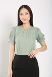 Geia Blouse in Sage Green