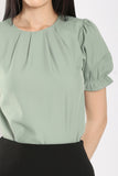 Geia Blouse in Sage Green