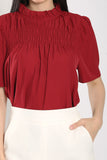 Fleur Blouse in Red