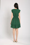 Alicia Dress in Forest Green