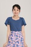 Anitra Top in Yale Blue