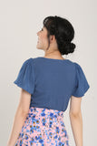 Anitra Top in Yale Blue