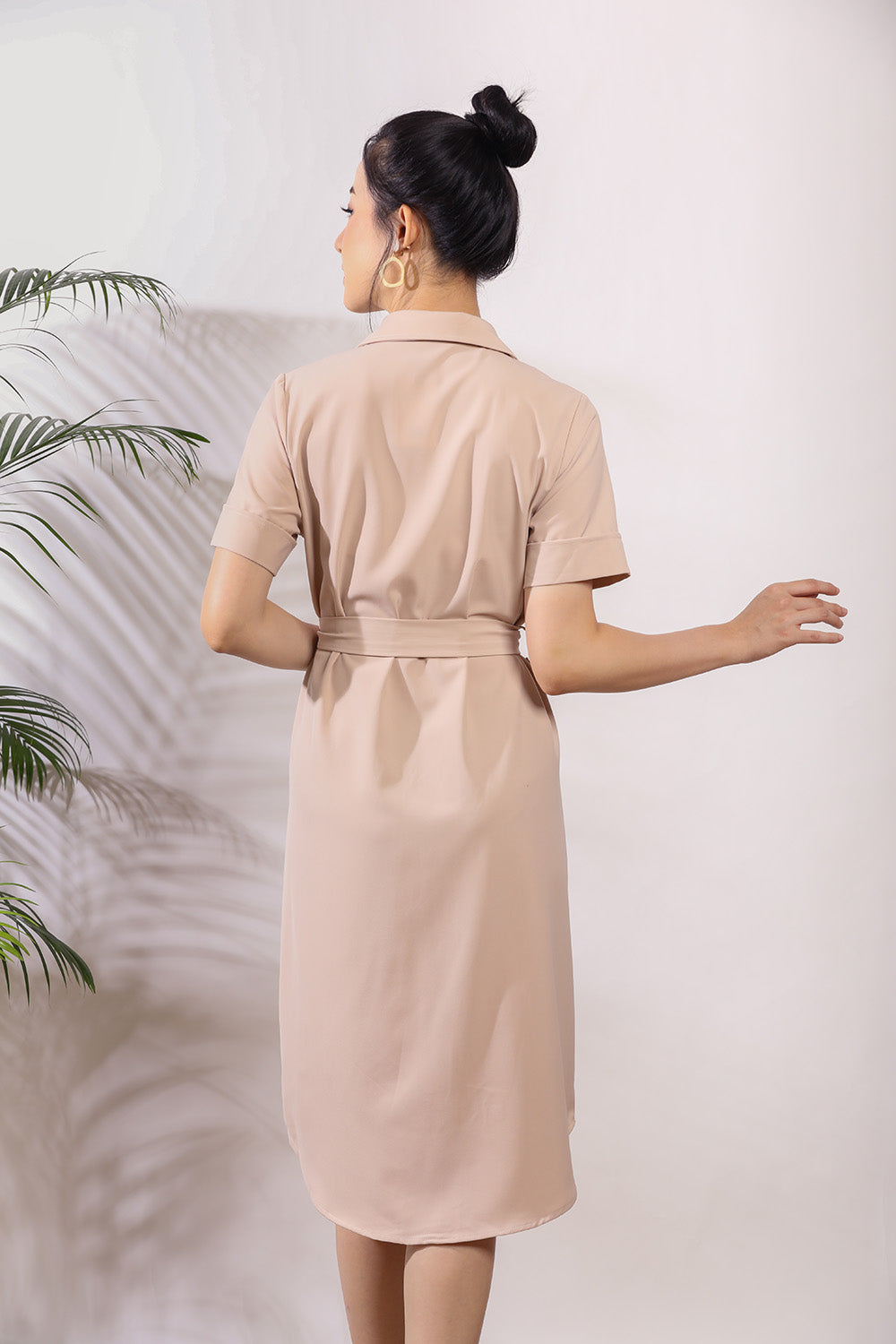 Eularia Dresss in Apricot