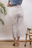 Lithany Denim Pants in Classic White